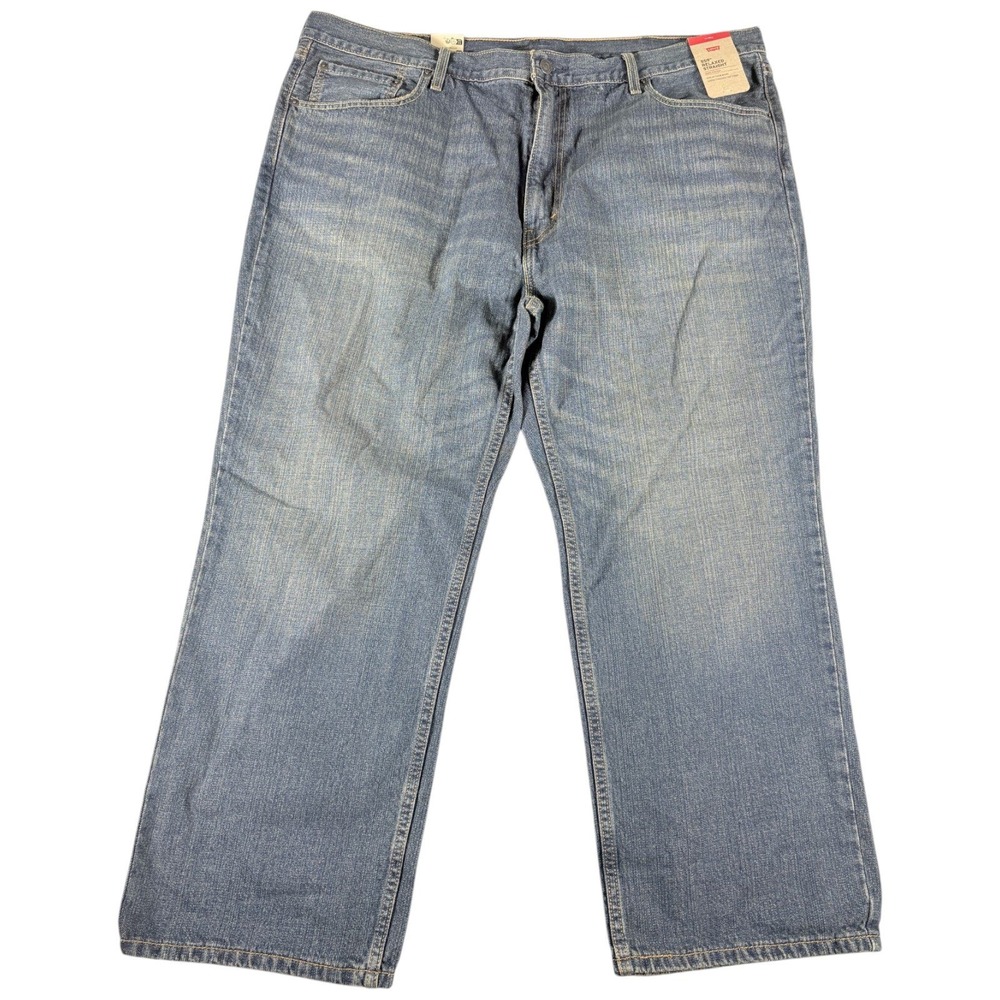 Levi's 559 Relaxed Straight Jeans Mens 44x29 Blue New Faded Western Workwear